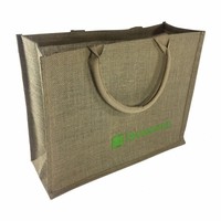 Sac fourre-tout en toile de jute personnalisé pour la publicité
