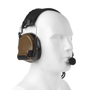 TAC-SKY WCOMTAC III Headset taktis olahraga bando dapat dilepas baru dengan earcup Gel silika earphone Noise Cancelling WYS0053 - Product Image 6