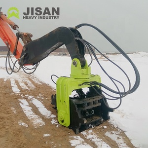 مطرقة هيدروليكية اهتزازية مثبتة على حفارة بوزن 20 طن / جهاز دق الألواح المعدنية الاهتزازي - Product Image 3