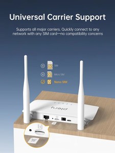 Routeur CPE 4G LTE débloqué 300 Mbps, routeur WiFi sans fil <span class=keywords><strong>avec</strong></span> emplacement pour carte SIM, <span class=keywords><strong>2</strong></span> antennes à gain élevé, ports <span class=keywords><strong>RJ45</strong></span> LAN/WAN, bande Asie - Product Image 4