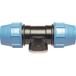 Raccord en T en plastique femelle 16x1/2x16 Matériau PP PN16 Pression pour les approvisionnements en eau Raccord de soudure Tête de coulée Raccord PPR - Product Image 2