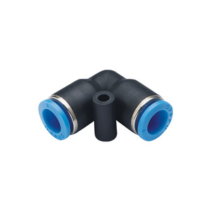Raccord pneumatique rapide Xingyi Technology PV04 PV06 PV08 PV10 en forme de L à angle droit, corps en plastique et cuivre - Product Image 2
