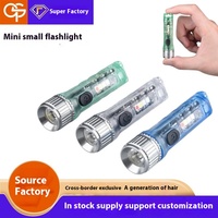 Mini lampe torche LED portable multifonctionnelle pour le camping et la randonnée, avec corps en ABS, aimant et porte-clés, fabrication sur mesure OEM/ODM