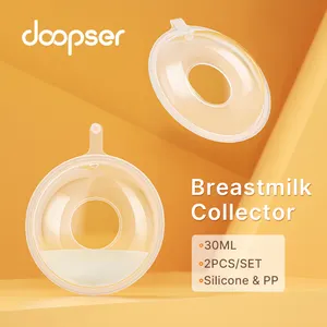 Doopser 30ml 2 adet meme kabukları süt koruyucu 2 paket göğüs pompası emziren toplayıcı süt anti-akış dışarı korumak boğaz nipeller