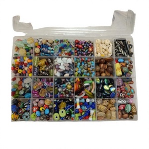 Experiencia en profundidad en la venta de Kit de cuentas de vidrio multicolor de alta calidad para pulseras DIY, fabricación de joyas colgantes - Product Image 1