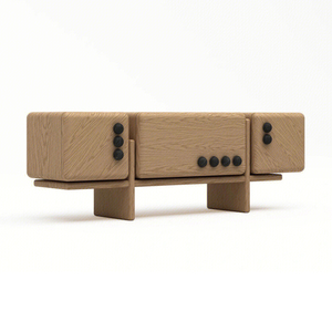 Modern <strong>Industrial</strong> Style Furniture Side bar Cabinet Living Room Farmhouse Hotel Wood Storage <strong>Sideboard</strong> - Product Image 4