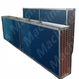 Red Copper bronze tubo alumínio aleta condensador bobina Tubo trocadores de calor para chiller projeto Aletas de ar condicionado para industrial - Product Image 2