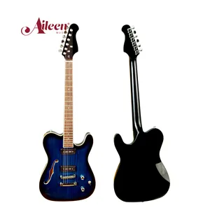 オールソリッドウッドFホール格安ジャズギター中空体エレクトリックジャズギター (EGJ150)