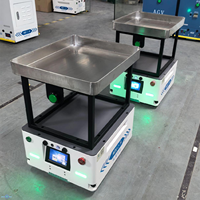 Quick-Dock AGV Trolley Robots industriels pour la chaîne de montage logistique d'entrepôt Étagères de plate-forme Composants de base PLC pour divers