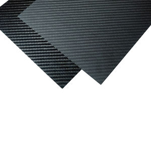 カスタマイズされた炭素繊維シート3mmパネル軽量カーボンプレートユニークなパターン - Product Image 3
