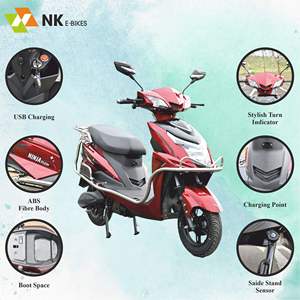 สกู๊ตเตอร์ไฟฟ้า Plus NK E Smart Scooter คุณภาพสูง มอเตอร์ 350W 3 ระดับความเร็ว 72V 40AH ชาร์จง่าย ของแท้ ระบบปรับสมดุลอัตโนมัติ 60V - Product Image 4