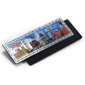 Aimants de réfrigérateur souvenirs de tourisme personnalisés avec logo, Vienne Autriche, en feuille métallique - Product Image 2
