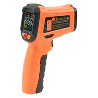 PEAKMETER PM6530C Termometer Laser Inframerah Digital Non-kontak Pengukur Suhu Industri dengan Layar Warna dan Lampu Latar
