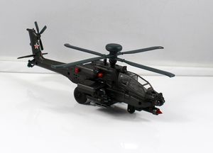 Haute qualité 1:64 moulé sous pression <span class=keywords><strong>avion</strong></span> <span class=keywords><strong>de</strong></span> l'armée lumière son retrait militaire métal AH-64D Apache <span class=keywords><strong>combat</strong></span> hélicoptère modèle jouets - Product Image 4