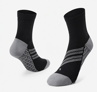 Chaussettes de compression unisexes pour la course à pied, rembourrage épais, soulagent la douleur de la fasciite plantaire, parfaites pour l'athlétisme et les voyages