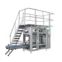 10-50kg Automatische Lebensmittelgeeignete 304 Edelstahl Granulat- und Pulverabfüllmaschine mit Beutelbefüllung und Versiegelung für Mehl und Speisesalz