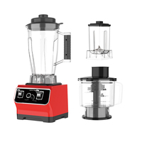 Licuadora Multifuncional con Procesador de Alimentos, Jarra de Plástico Móvil, Mezcladora India, Motor sin Escobillas, Licuadora para Smoothies 3 en 1