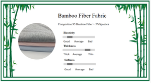 舒适柔软95% 竹纤维5% 氨纶面料婴儿服装，内衣床上用品 - Product Image 6