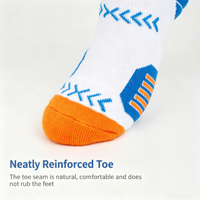 Chaussettes de ski chaudes pour jeunes, à compression, hauteur genou, tricotées, personnalisées, longues, thermiques