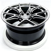 Jantes forgées concaves légères à 5 branches, argentées, type I-Beam, 17 18 19 20 21 22 pouces, 5x120 5x114.3 5x112 5x130 pour BMW AUDI