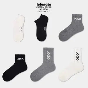 High Quality Bamboo Unisex Crew Ankle Wholesale Designer Cycling Compression Cotton Sport Grip Custom Men's Performance Socks
