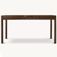 Escritorio de Oficina Minimalista Americano de Roble Padua con Cajón, Ergonómico, Móvil, para Sala de Conferencias, Venta Directa de Fábrica