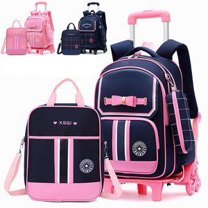 Ensemble de sacs à dos à roulettes pour enfants de la province de l'école primaire, sac à dos coulissant à double usage réduisant la charge - Product Image 1