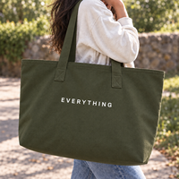 Sacs fourre-tout de marque extra larges en polycoton 12 oz, sacs de courses personnalisés imprimés, vente en gros pour promotions et événements commerciaux