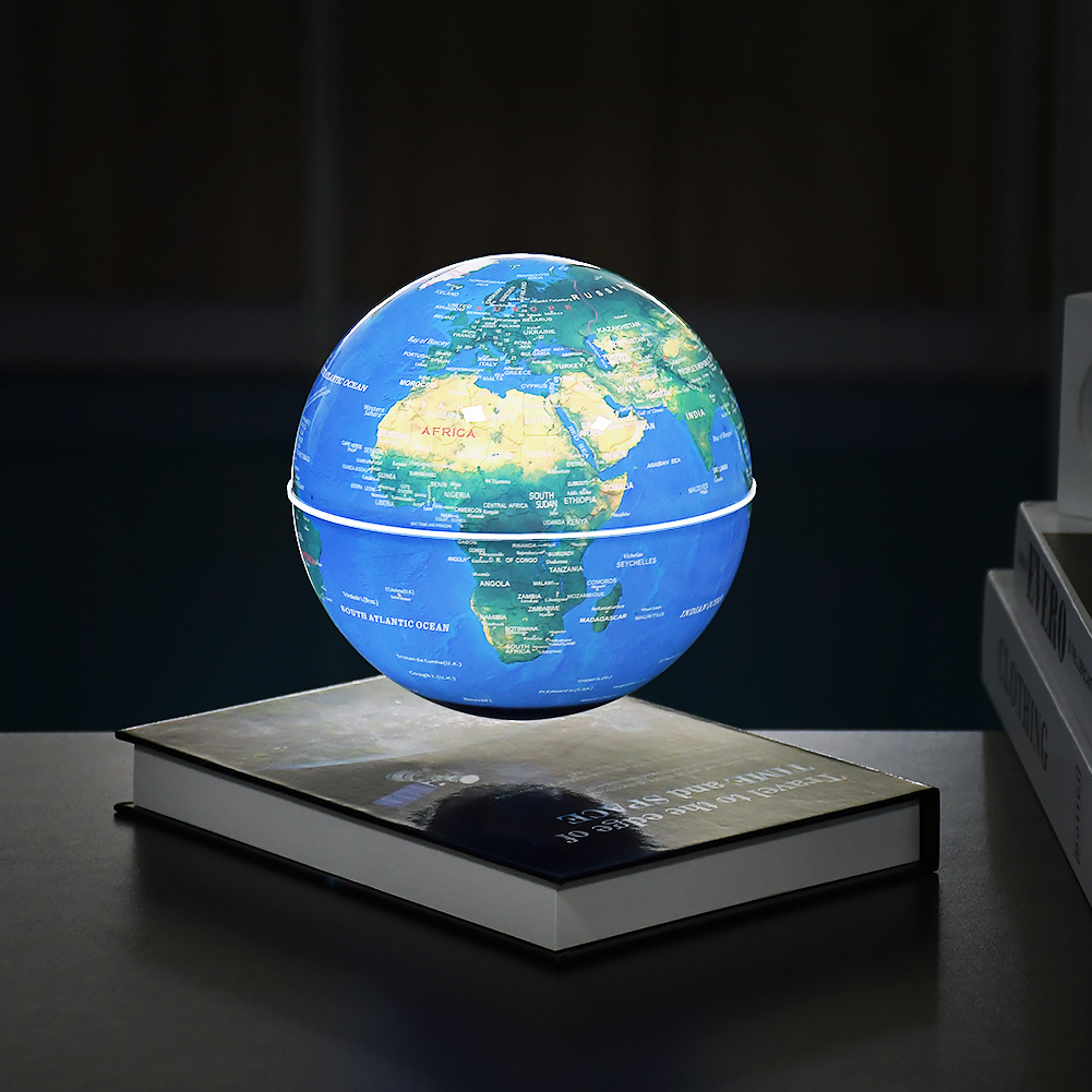 Magnetic Levitating Floating World Globe C Shape Base with LED Light | Canada