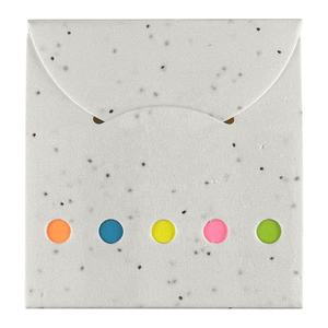 Couverture de bloc-notes écologique plantable en papier spécial cadeau promotionnel MH016 bloc-notes collant <span class=keywords><strong>marguerite</strong></span> en stock - Product Image 3