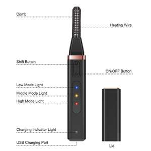 <span class=keywords><strong>Repassage</strong></span> des cils Électrique Rechargeable Styling Chauffage Durable Curling Dispositif <span class=keywords><strong>Ménage</strong></span> Portable pour Novice - Product Image 2