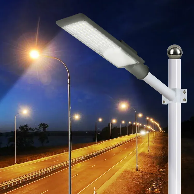 2024 Hochleistungs-Straßenlampe Druckguss Aluminium IP65 Außenstraßenlampe 30 W 50 W 100 W 200 W 300 W Led-Straßenlampe