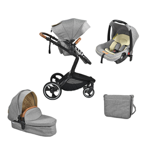Cochecito de bebé de alumbre 3 en 1, cochecito de alta calidad, cochecito de triplete, asiento de coche, cochecito de bebé con asiento de coche - Product Image 2