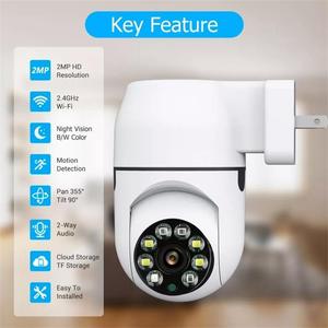 V380pro 3MP ổ cắm loại bóng đèn <span class=keywords><strong>Hidden</strong></span> Camera nguồn hình người theo dõi máy ảnh Wifi 360 ° trong nhà/ngoài trời thông minh Camera An Ninh - Product Image 4
