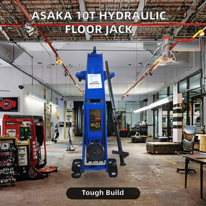 10 т высокопроизводительный длинный крокодиловый Напольный домкрат гидравлический стальной инструмент готов к отправке - Product Image 2