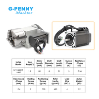 Kit de tête de division CNC à boucle fermée NEMA23, 4ème axe, 3/4 mâchoires, 100 mm, 2,2 Nm, pour machine de fraisage rotative