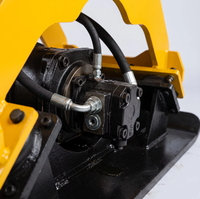 Compacteur vibrant hydraulique pour excavatrice, pour le compactage et le remblaiement de fossés, compatible avec les excavatrices de 6 à 28 tonnes, accessoire de construction
