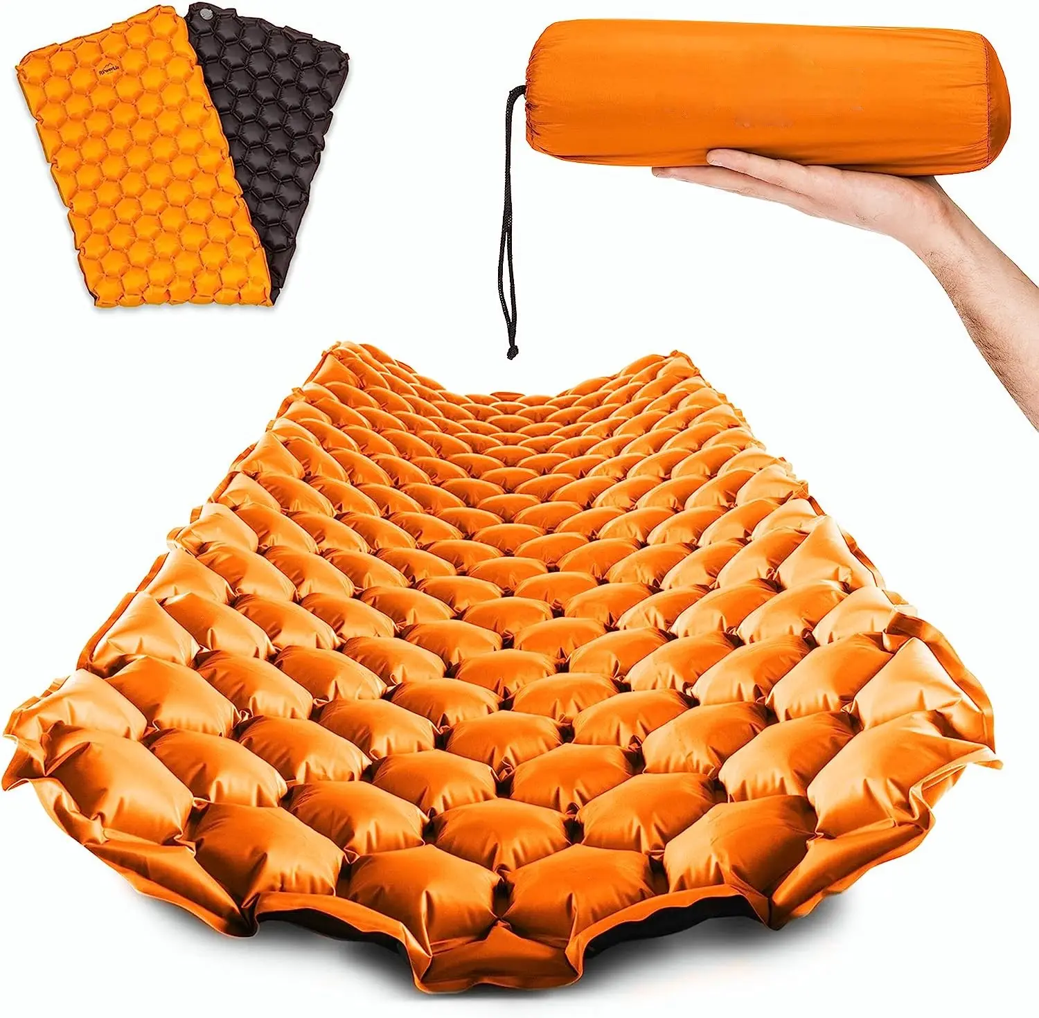 NPOT Inflating Camping Sleeping Mat  Ultralight Air Mattress with Pillow  Waterproof Compact Sleeping Mat for Outdoors