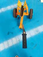 Chariot de transport robuste en métal pour verre, 2 roues, chariot portable pour la manutention de panneaux de verre, pour outils d'usine