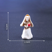 Mini-têtes de morts en résine pour Halloween, décorations de table, figurines de squelettes en résine DIY, ornements artisanaux pour Halloween