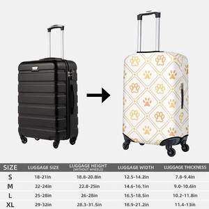 Housse de protection légère en polyester et élasthanne avec image personnalisée Housse de protection de valise Protecteur de valise en tissu - Product Image 5