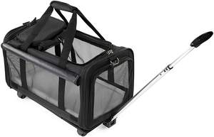 กระเป๋าใส่สัตว์เลี้ยงแบบมีล้อขยายได้กระเป๋าใส่สัตว์เลี้ยงใช้เดินทางได้มีล้อขนาดเล็ก - Product Image 4