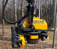 Têtes de coupe forestière efficaces pour abattage de bois, machines de récolte de bois forestier