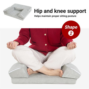 Custom Meditation Mat High Density Sponge <b>Support</b> Folding Yoga Pilate Cushion For Leg Pain Relief Futon Floor Mat - Product Image 3