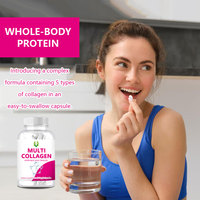 OEM ODM Multi Collagène Capsules Soutien Cheveux Sains Peau et Ongles Complément Alimentaire 5 Types de Collagène Capsules