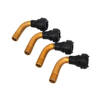 WZAUTO Offre Spéciale Anti-fuite Incurvé Buse Droite Vide Pneu Valve pour Moto Scooter Électrique Électrique PVR70 PVR50 PVR60