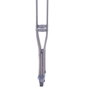<span class=keywords><strong>Muletas</strong></span> de Acero Inoxidable con Botón de Ajuste Rápido para Rehabilitación Postoperatoria - Product Image 1