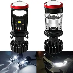 China Manufacturers 40w H4 Double Beam Universal Car Led Lens Headlight Bulb 6000k Long Working Life Auto Led Headlamp Bulbs