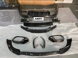 High Quality Dry Carbon Body Bra-bus Kit Front Lip Side Skirt Rear Lip Rear Diffuser <strong>Spoiler</strong> for Mercedes-Benz AMG GT50 - Product Image 2