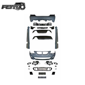 Nouveau 2003-2009 pour Série 5 E60, kit de modification de pare-chocs complet (avant, arrière et latéral) pour modèles MT, fixation par vis - Product Image 1
